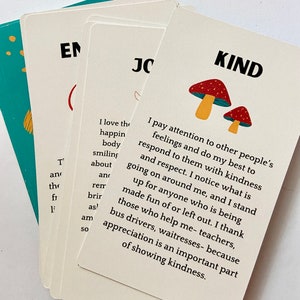 A-Z Positive Affirmation Cards for Kids, Daily Mantras image 4