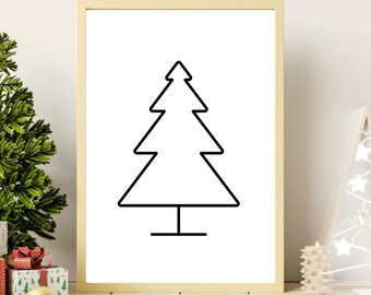 Poster TANNENBAUM | Weihnachtslied | Weihnachtsgeschenk | Merry Christmas | Frohe Weihnachten | Geschenk Familie | xmas | hohoho