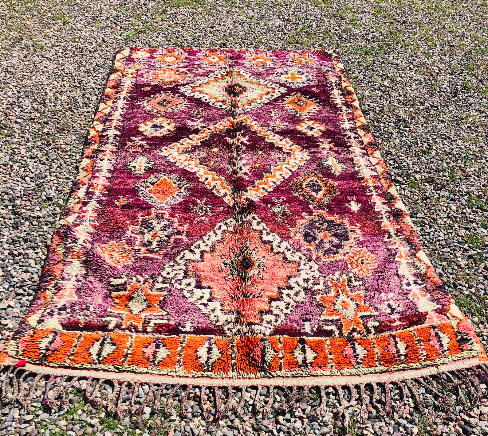 Amazing Moroccan rug 5x11 Authentic Moroccan Boujaad Rug Etsy