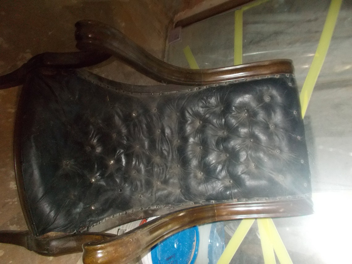 Antique Authentic Horse hair chair Etsy