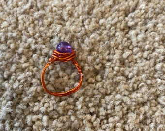 Purple copper ring!