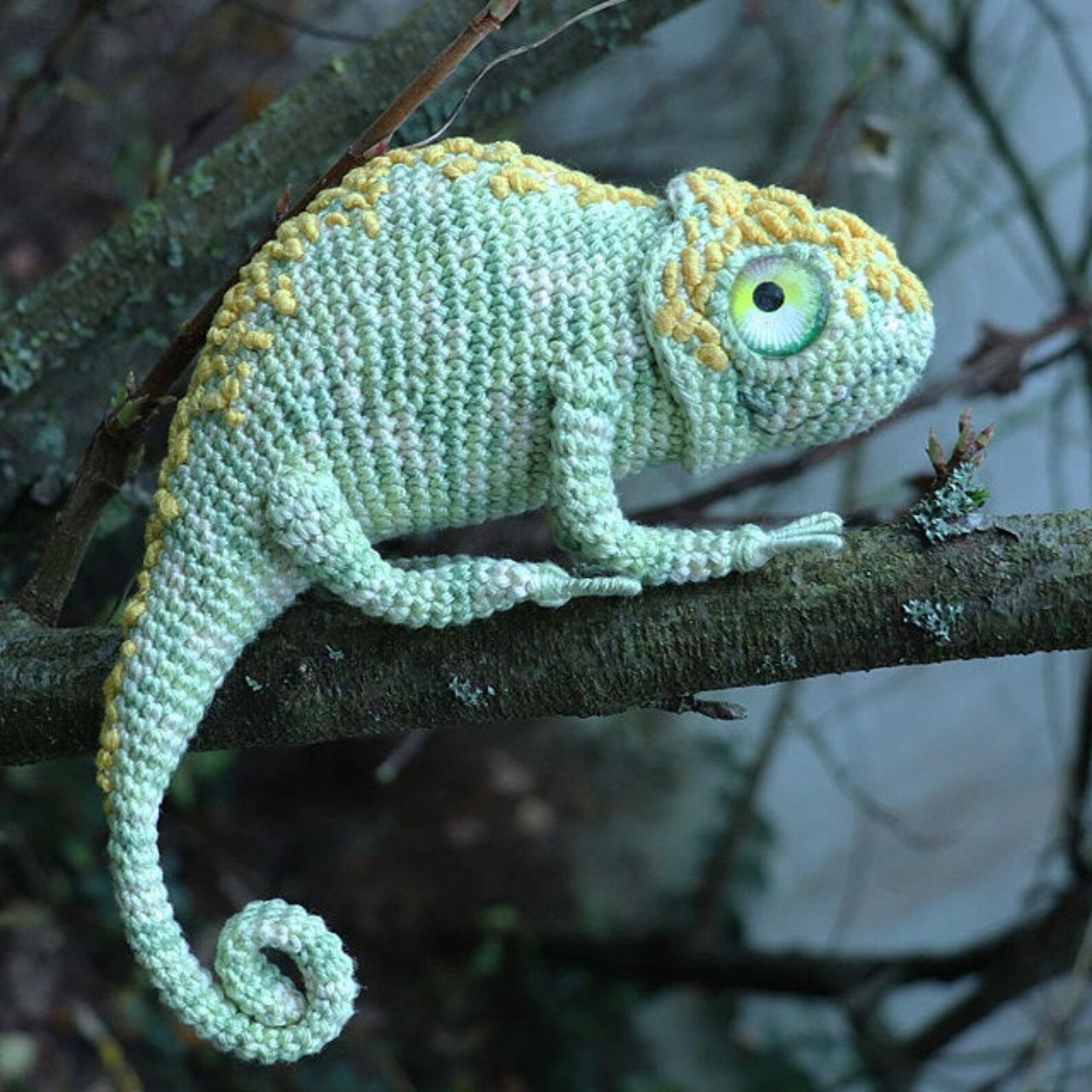 Gecko Crochet Toy Hand made gecko gift knitted gecko awesome Etsy