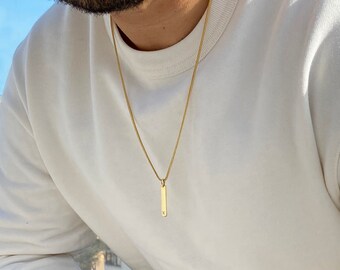 Mens Necklace Pendants Personalized 2024 favors
