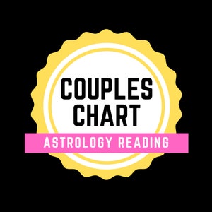 Synastry Reading - Couple Relationship Astrology Reading - Couples Chart - Customized Reading - Specific Person (SP) Marriage Boyfriend/GF