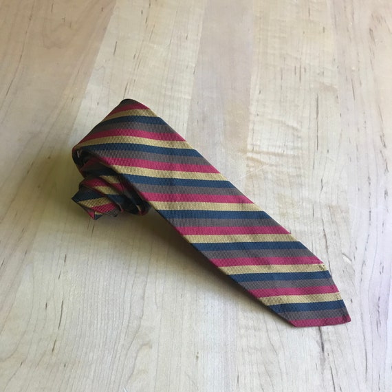 Vintage 1960's Italian Necktie Retro Men's Bold S… - image 1