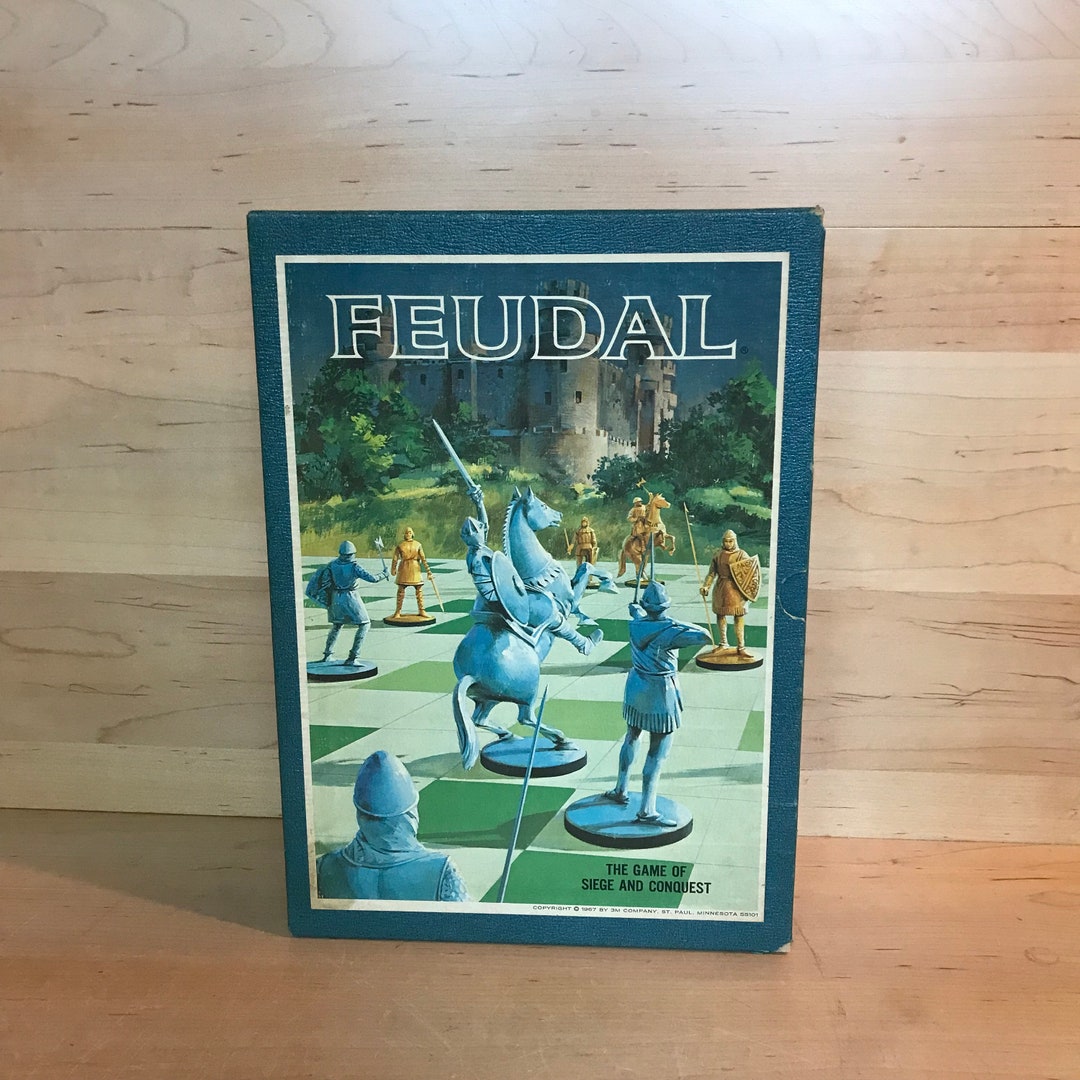 Vintage 3M Bookshelf Game Feudal Etsy