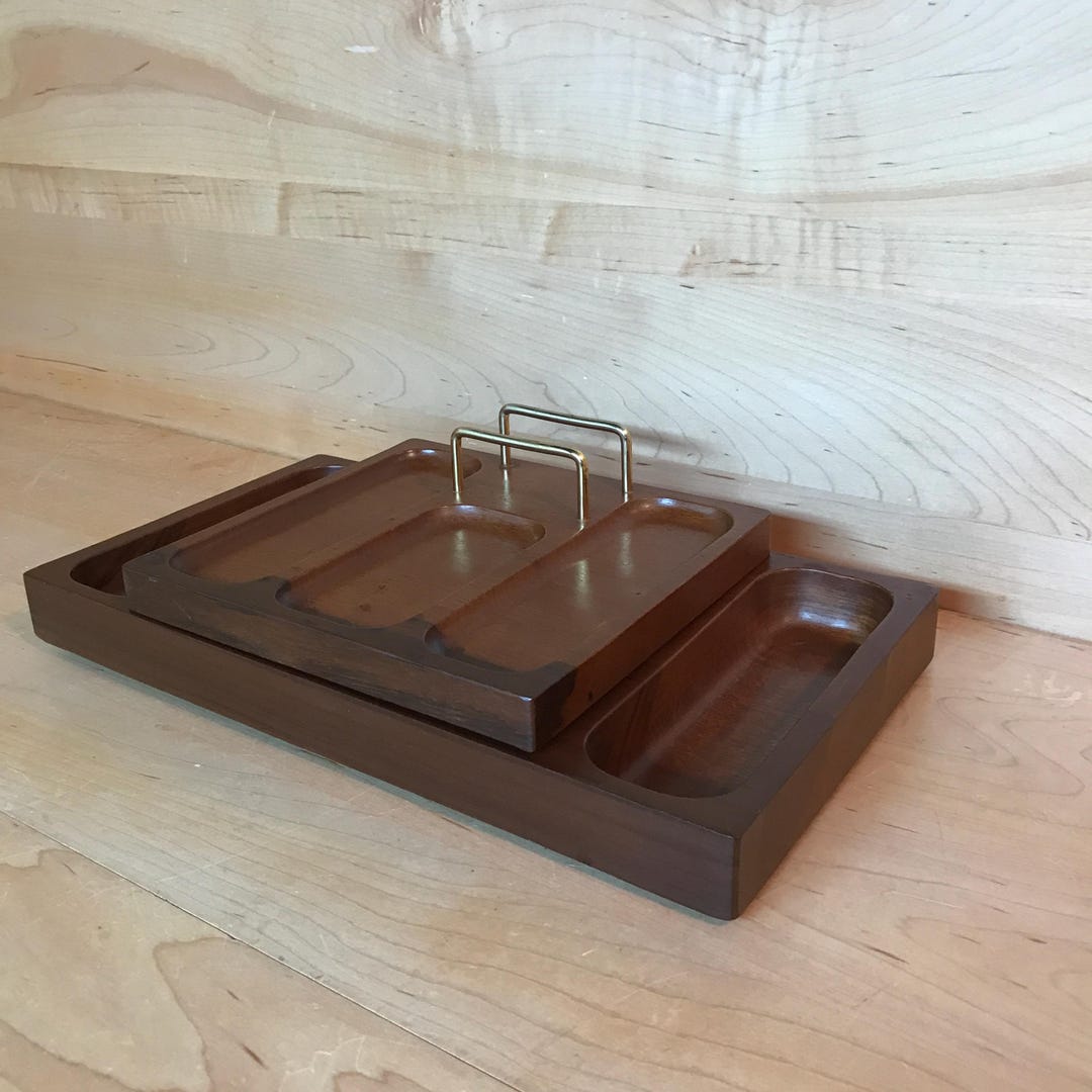 Vintage Men's Dresser Valet 1950s 60s Solid Mahogany Wood Men's ...