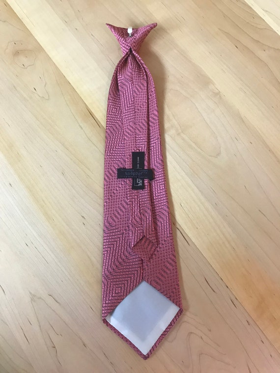 Vintage 1970s Super Wide Clip-on Necktie Montgome… - image 3