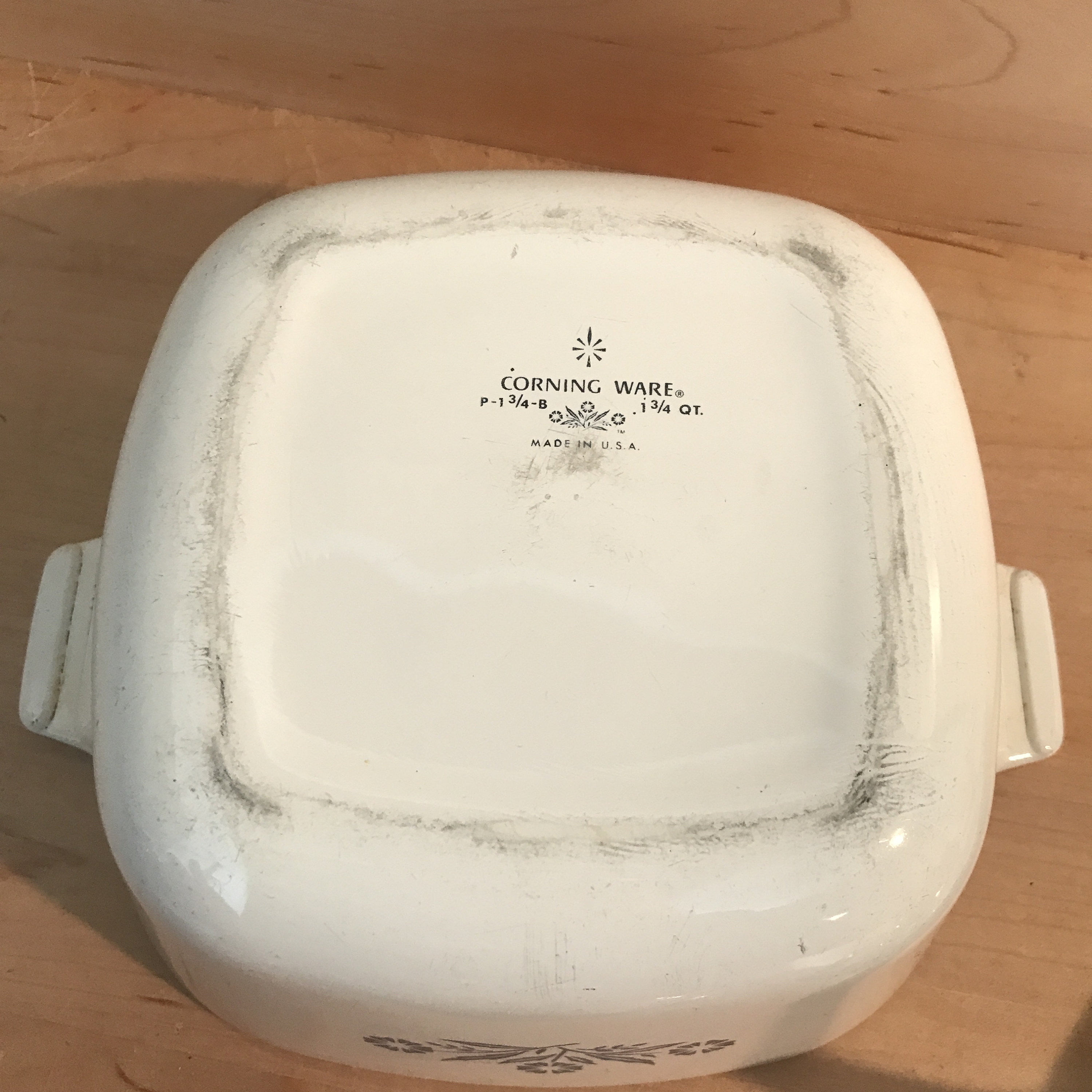 208 Vintage Corning Ware 1 3/4 qt コーニング