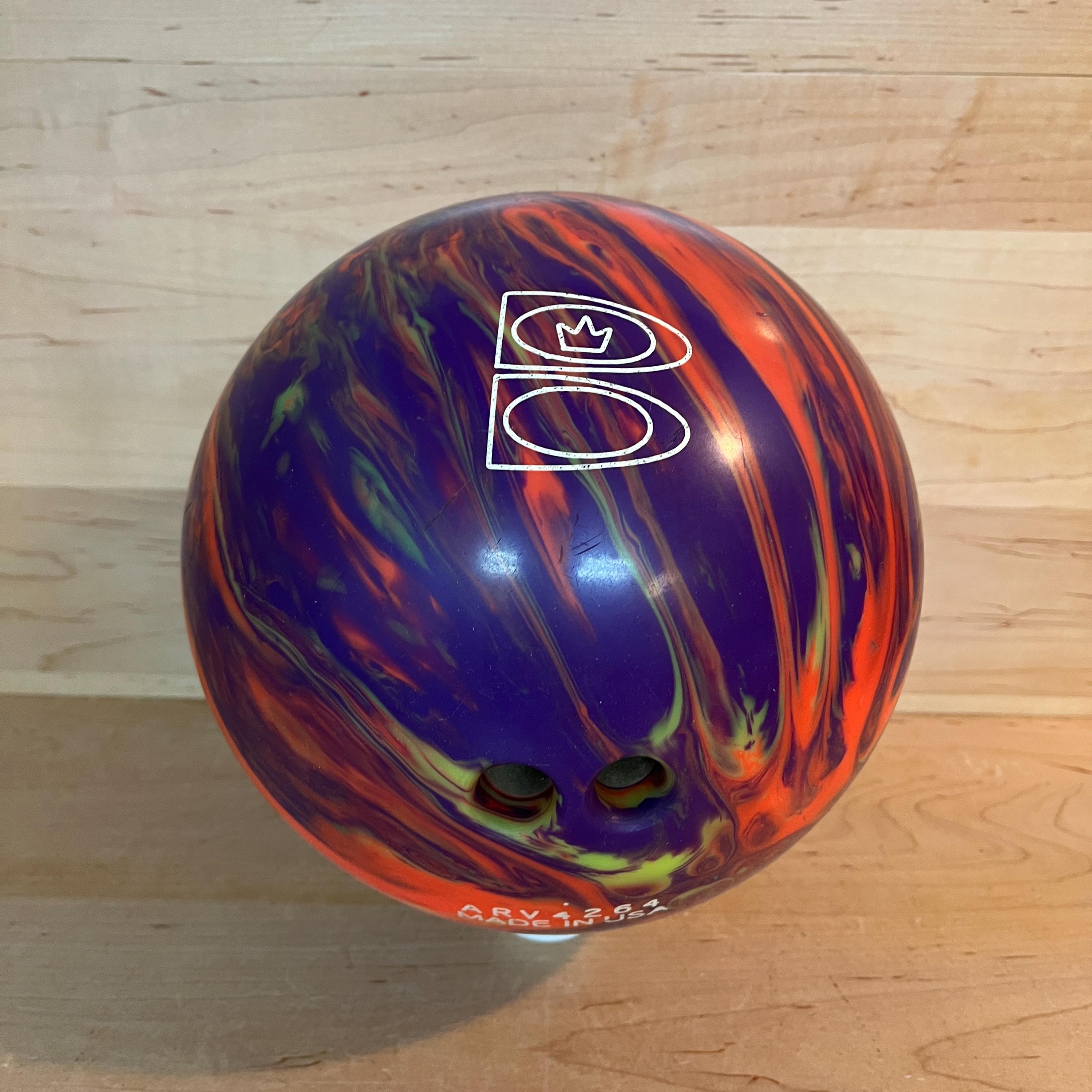 Vintage Bowling Ball Multi-colored Brunswick Zone 10-pound Ball - Etsy