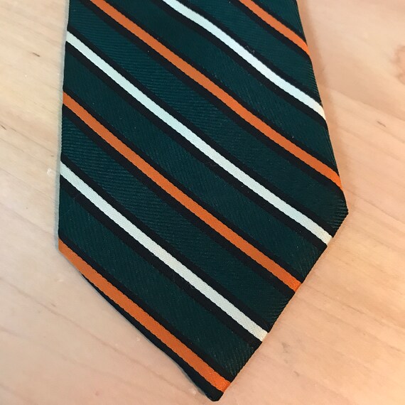Vintage 1970s Super-Wide Clip-on Necktie Pre-Tied… - image 1