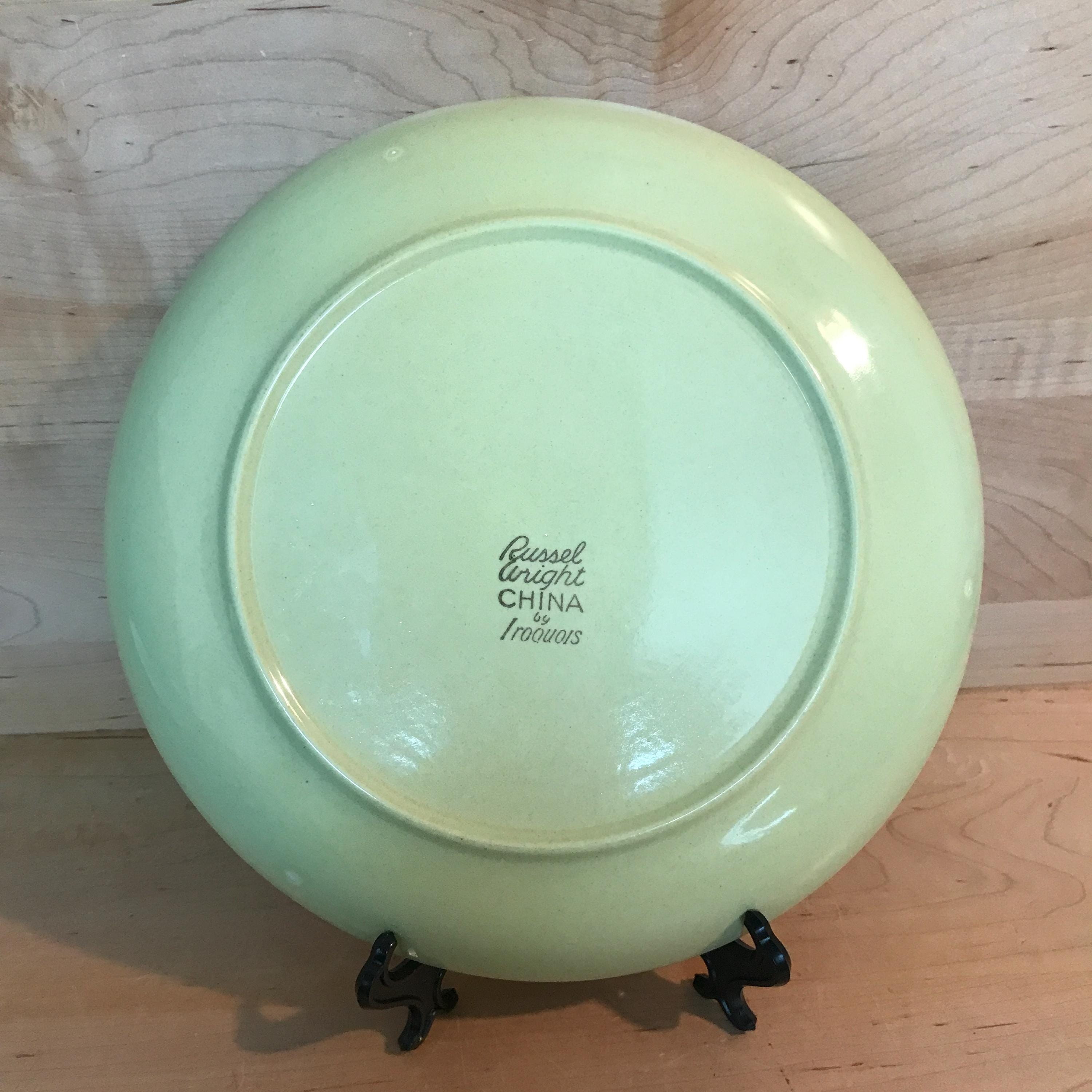 Vintage Russel Wright Dinner Plate Yellow American Modern