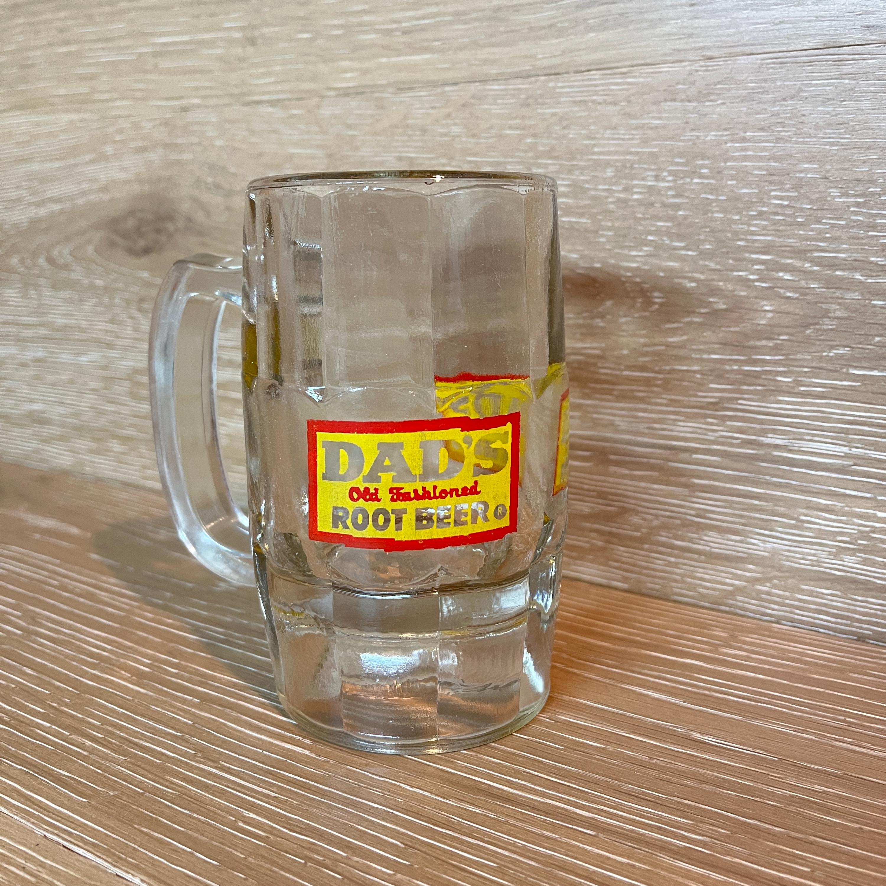 Vintage Dad's Root Beer Mug: Glass Beverage Tankard - Etsy