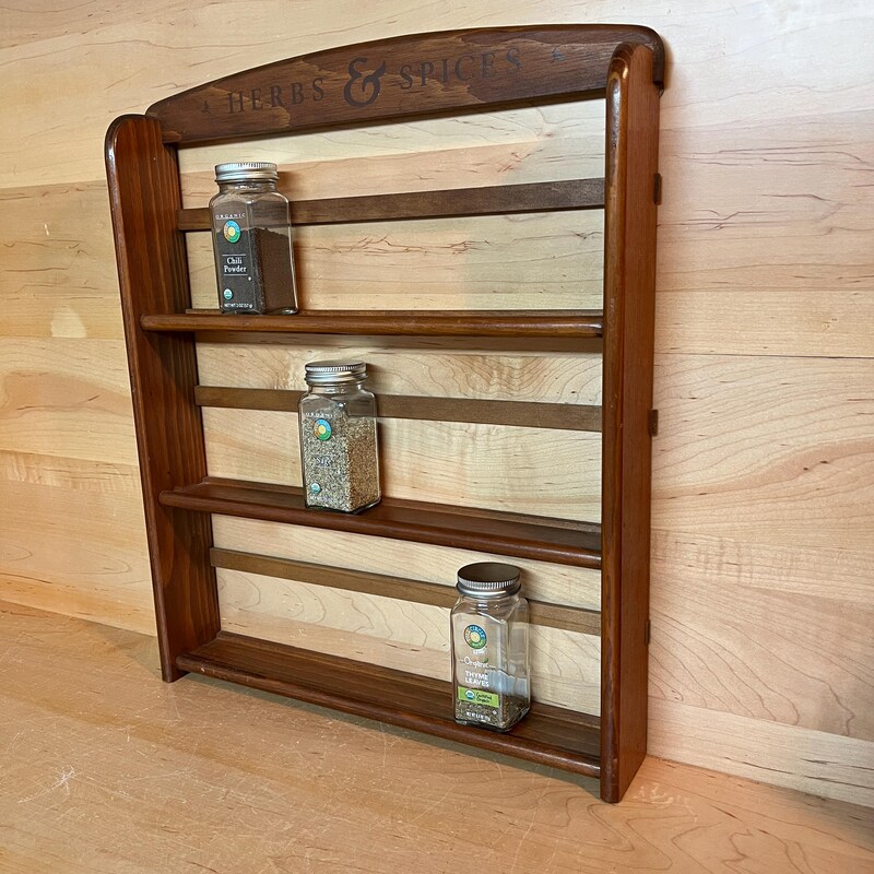 Retro Spice Rack Vintage Spice Rack - Etsy