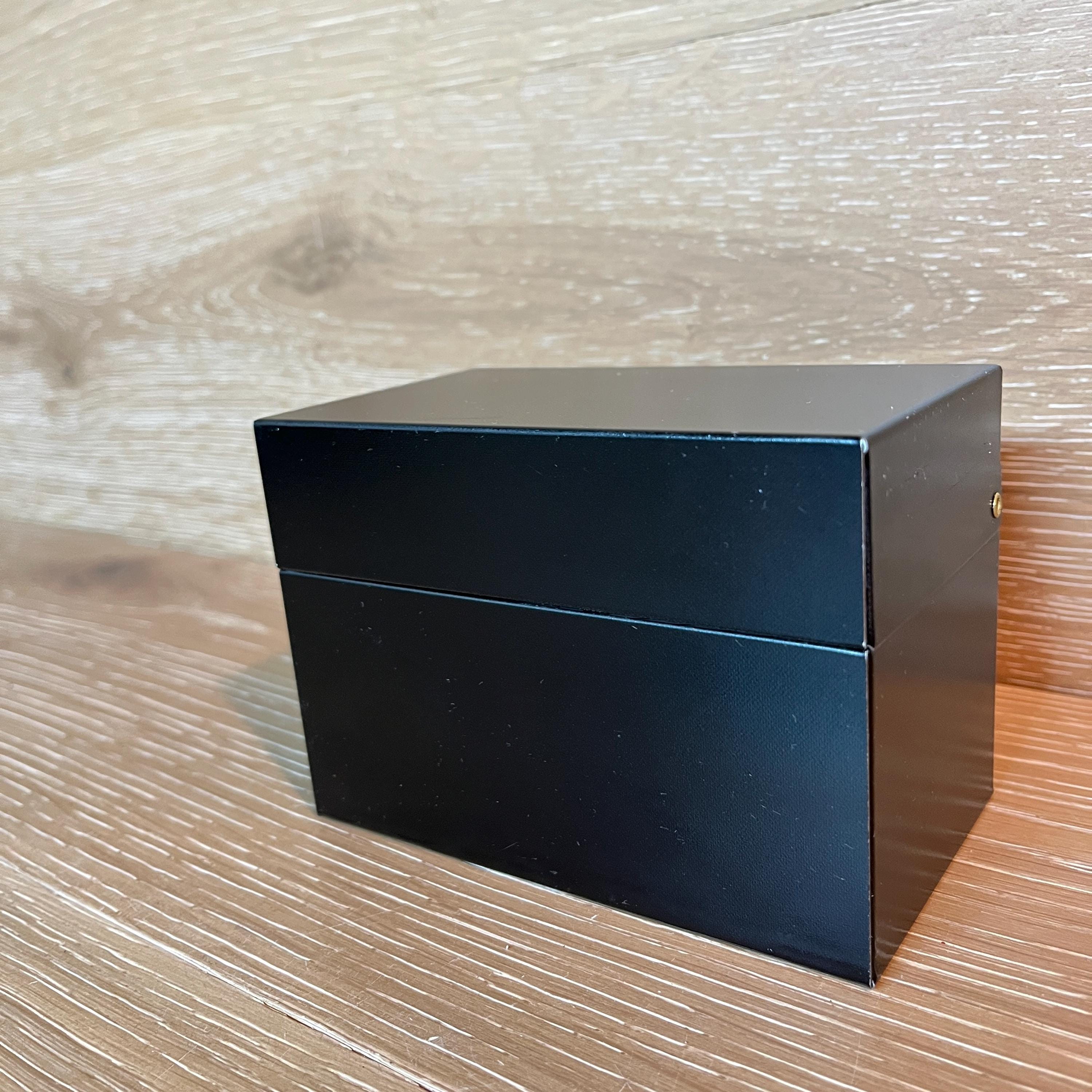 Retro Index Card Box - Etsy