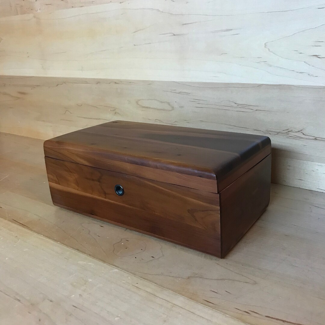 Vintage Miniature Cedar Chest Midcentury Small Wood Treasure Etsy