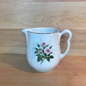 Vintage Milk Pitcher Midcentury Hall's Kitchenware Heather Rose Beverage Server