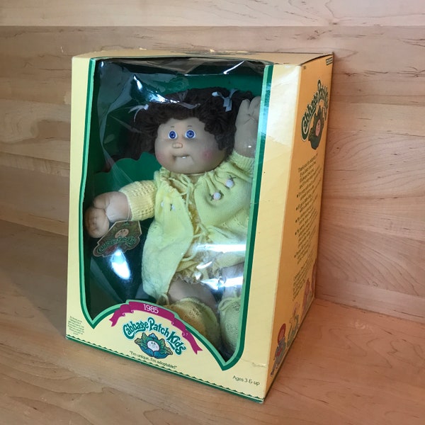 Vintage Cabbage Patch Doll 1985 Cassi Lynnea Midcentury Coleco Toys Xavier Roberts Soft Sculpture