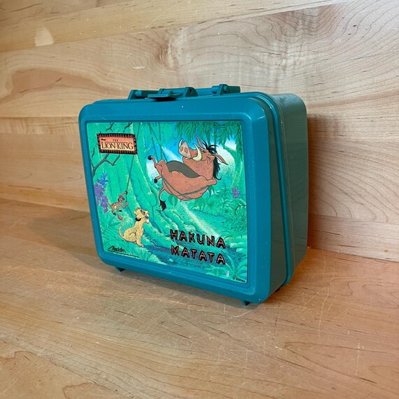 Vintage Lion King Lunchbox 1990s Alladin Brand Disney Movie Theme