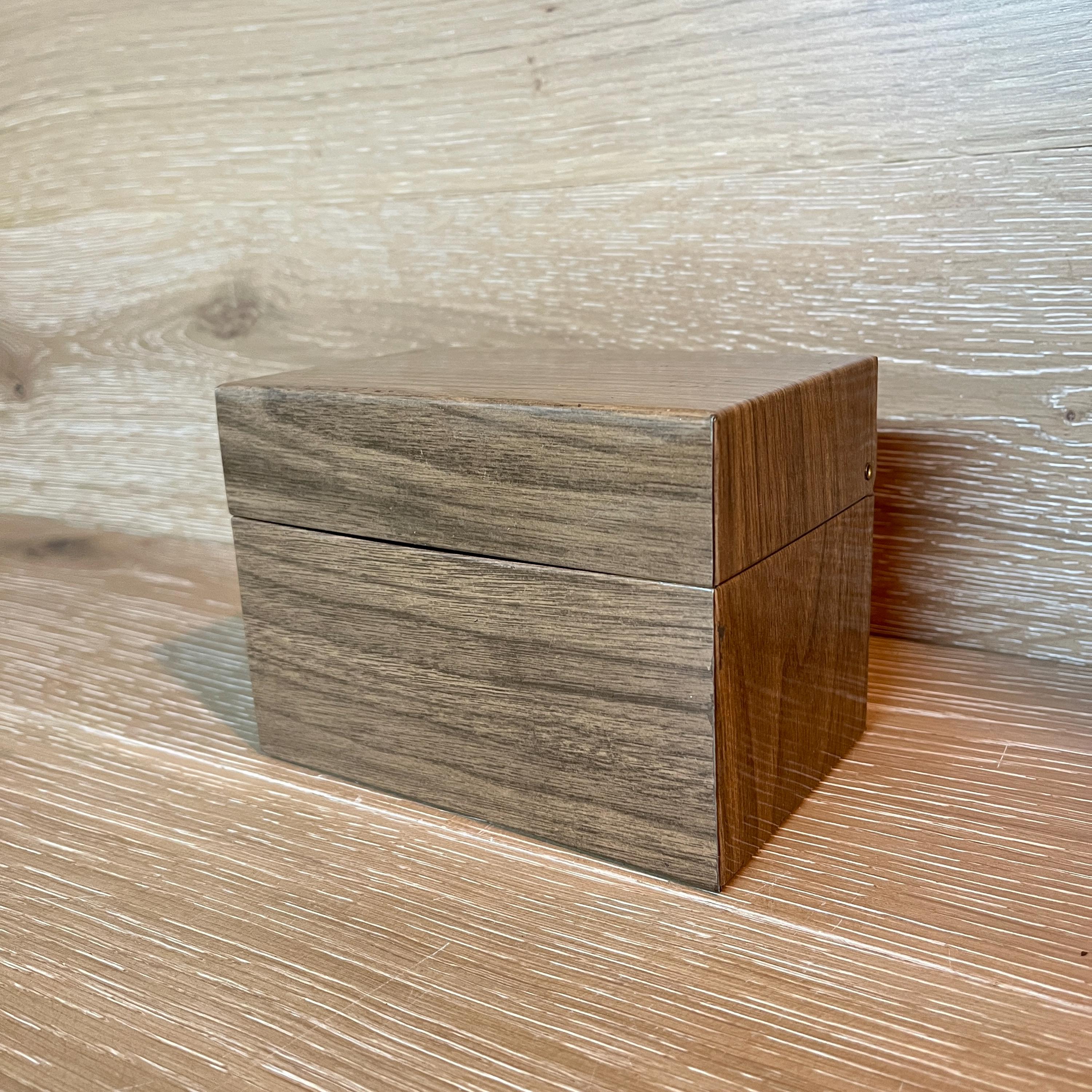 Retro Index Card Box - Etsy