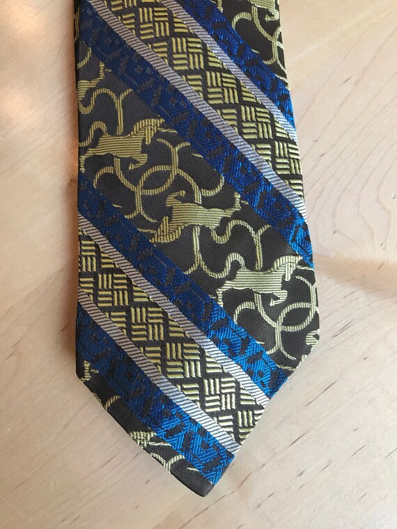 Vintage 1970s Disco Era Wide Necktie Unicorn Mid-… - image 4