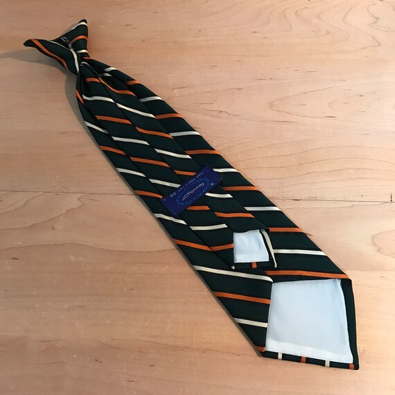 Vintage 1970s Super-Wide Clip-on Necktie Pre-Tied… - image 5