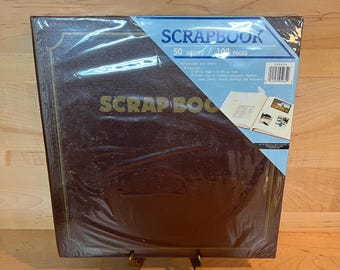 Vintage Unused Scrapbook Midcentury Ephemera Clipping Photo Memories Collage Book