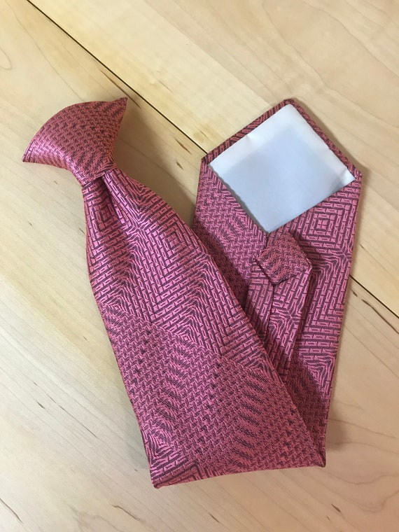 Vintage 1970s Super Wide Clip-on Necktie Montgome… - image 7