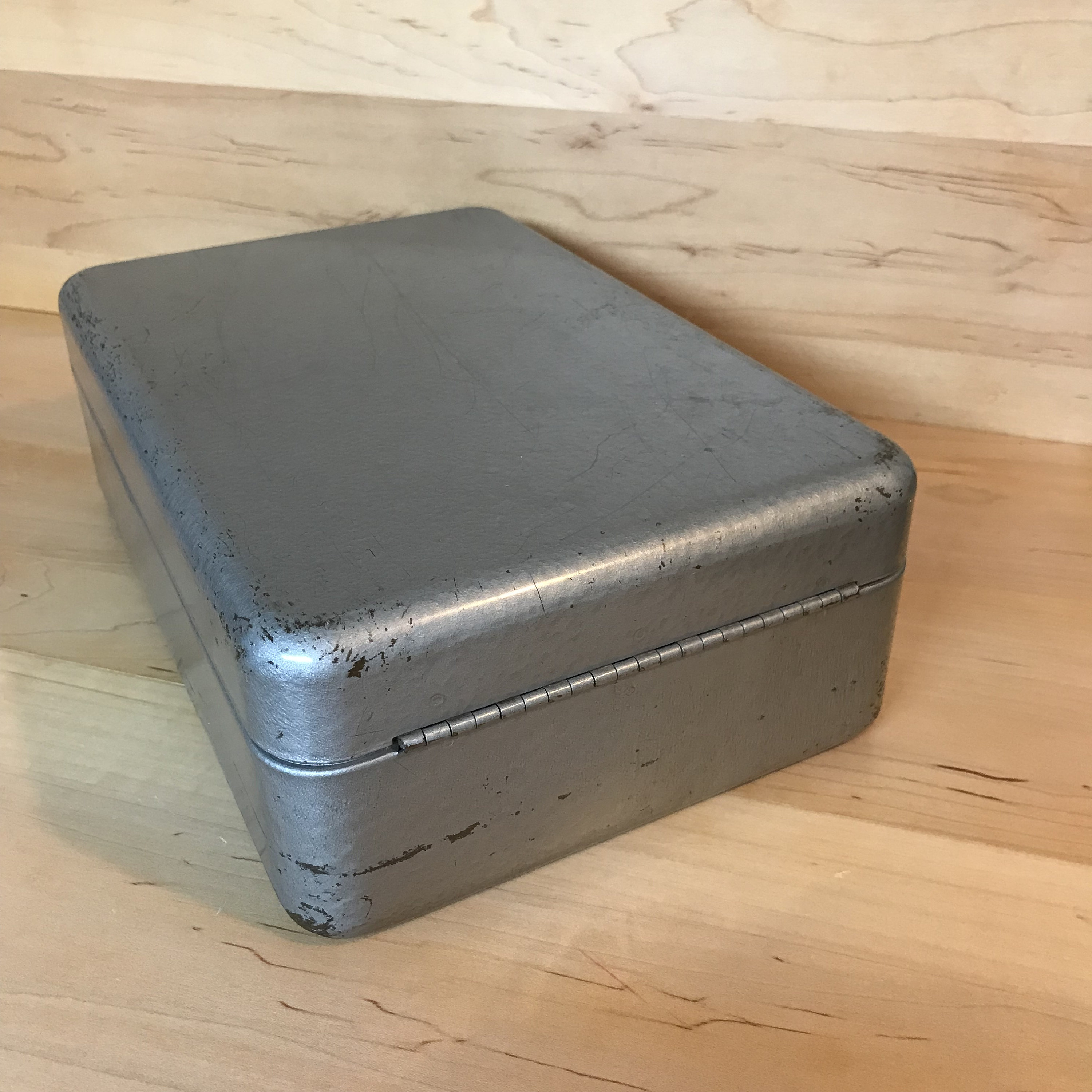Vintage Steel Index Card File Box Midcentury 1950s Metal Etsy