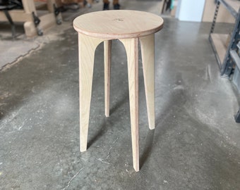 Plywood Stool - Knockdown Flatpack Design - CNC - DXF Files, Fusion 360 File