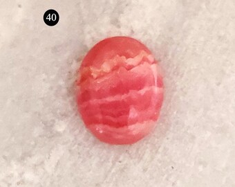 Rhodochrosite Cabochon – AAA Grade Pink Healing Crystal for Jewelry Making