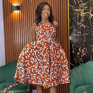 Model de robe africaine en pagne best sale