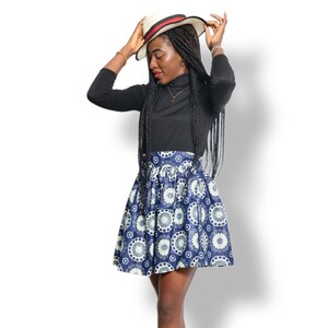 Jupe africaine top femme wax