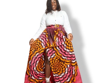 Maxi jupe en wax pour femme | jupe Africaine | jupa ankara | jupe en pagne | Jupe an wax