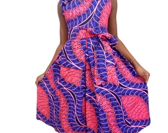 robe en wax pour fille