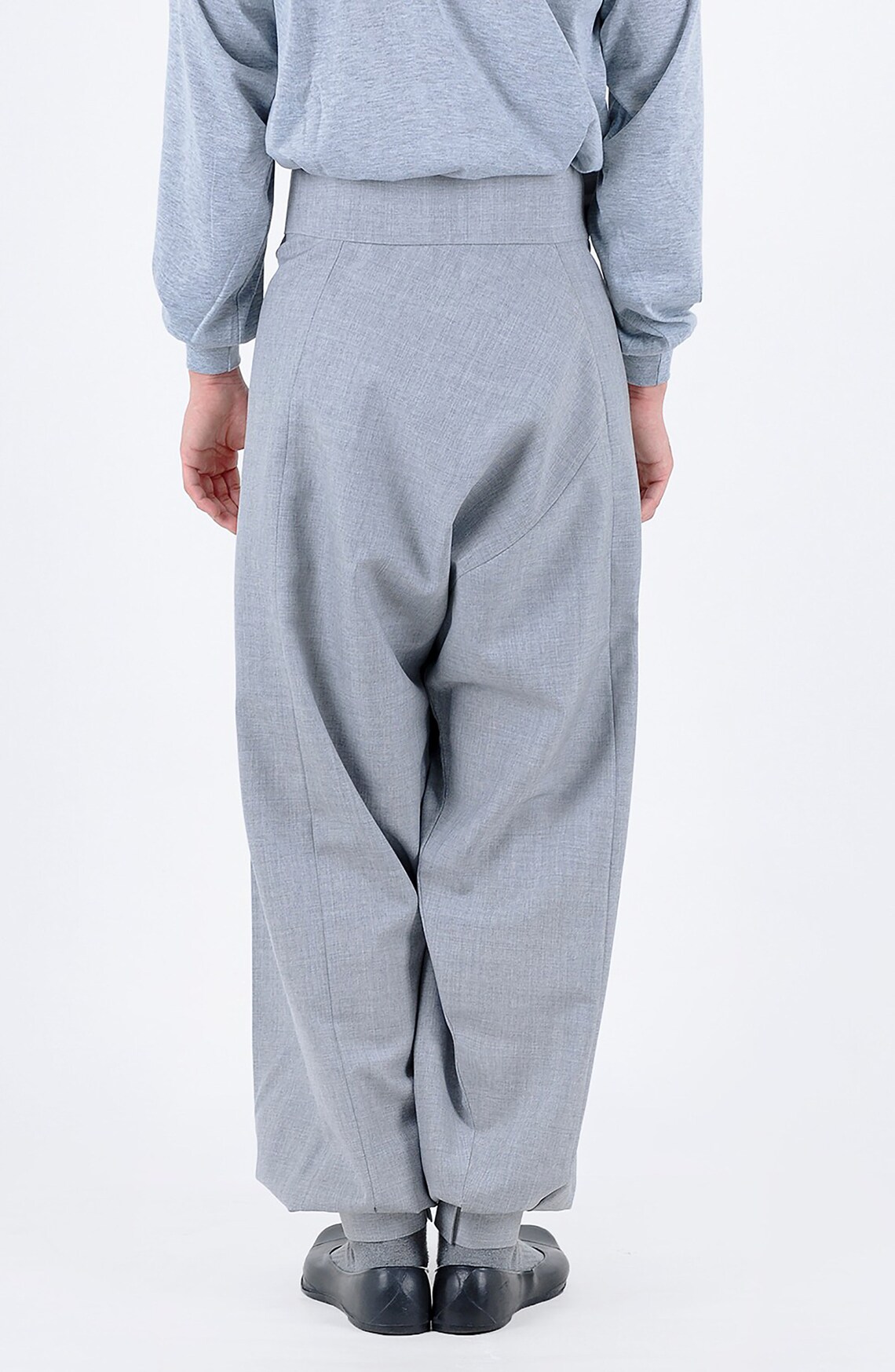 Buddhist Monk Pants Korea Traditional Temple Clothes Grey Etsy