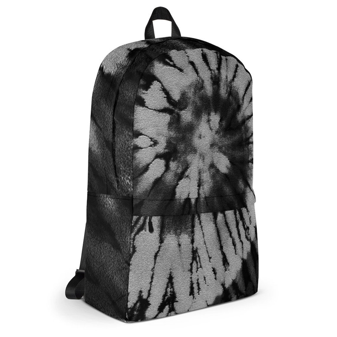 Black Tiedye Backpack / Tie Dye Backpack / Gray Tie Dye Etsy