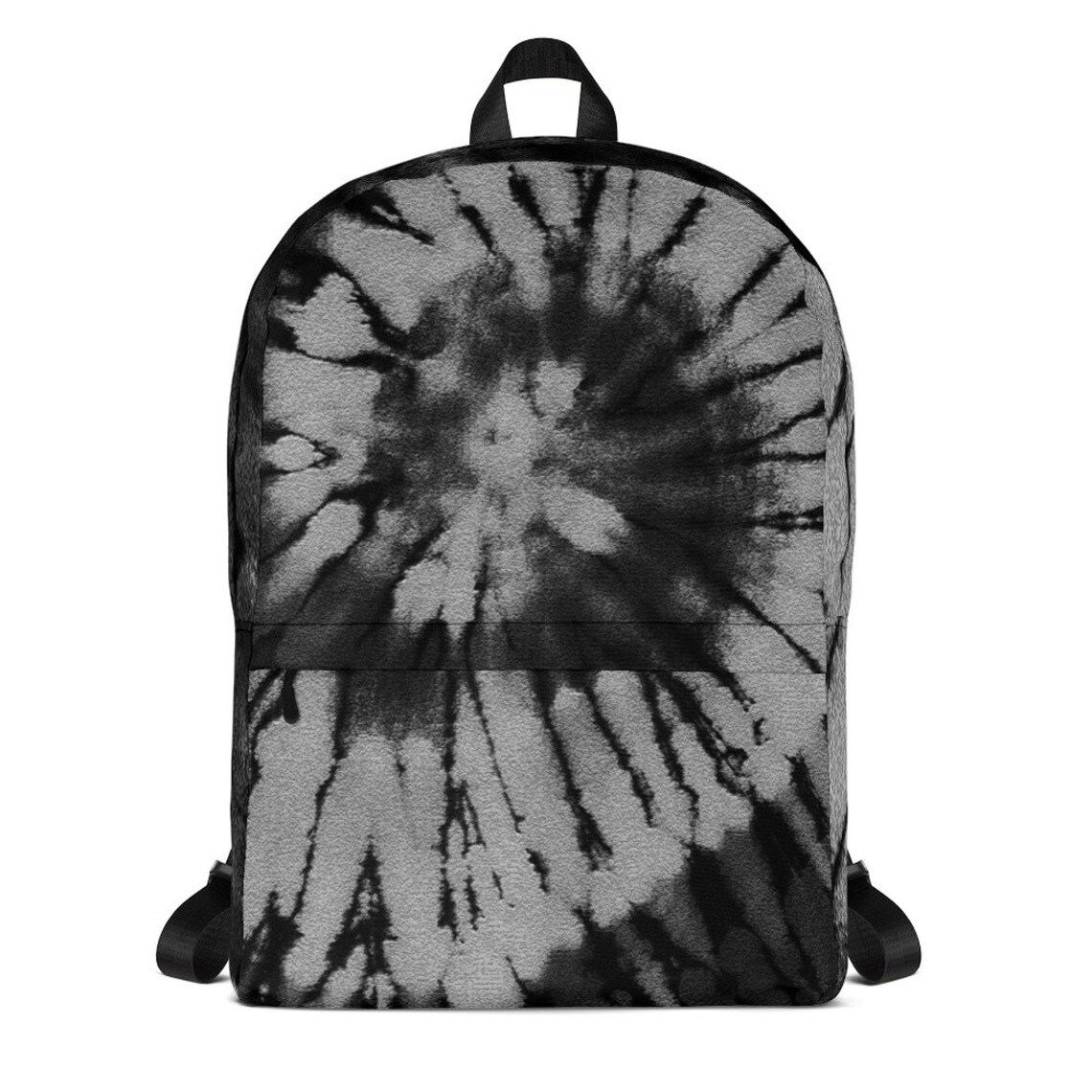 Black Tiedye Backpack / Tie Dye Backpack / Gray Tie Dye Etsy