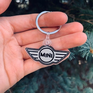 Mini Logo Acrylic Keychain / Car Keychain / Mini Keychain