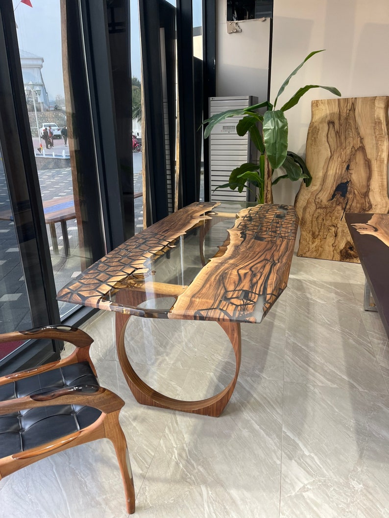 Epoxy Table Resin Table Epoxy Dining Table Live Edge Epoxy Etsy