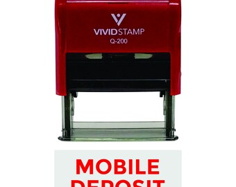 Deposit Rubber Stamp - Etsy