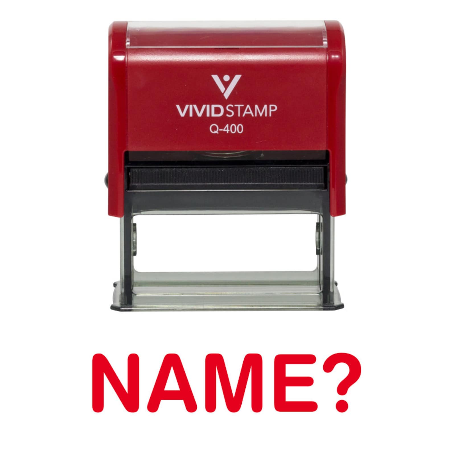 Name Self Inking Rubber Stamp Etsy