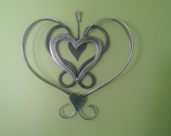 Heart and Lines Wall Hanging