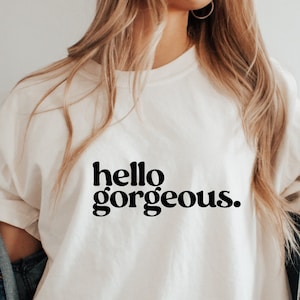 Hola magnífico SVG, magnífico svg, Hola svg, Buenos días svg, Feliz svg, Positivo svg, Hola Hermosa calcomanía, Signo, Archivos de taza para Cricut