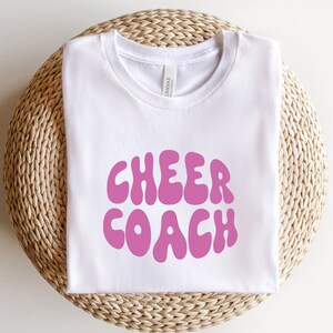 Cheer Coach svg, Cheerleading svg, Cheer vibes, Cheer trainer svg, Wavy Letters svg, Cheerleader svg, Svg Dxf Eps Ai Png Silhouette Cricut