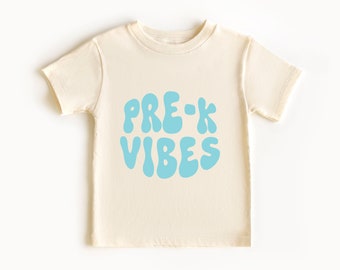 Pre-K Vibes svg, Pre-school svg, Teacher svg, Teacher Shirt, Back to School svg, Boho svg, Wavy Stacked svg, Dxf  Png Silhouette Cricut
