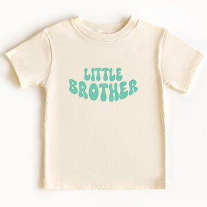 Hermano pequeño svg, Lil Bro svg, Niños svg, Niños svg, Niños svg, Familia svg, Letras onduladas svg, Svg Dxf Eps Ai Png Silhouette Cricut