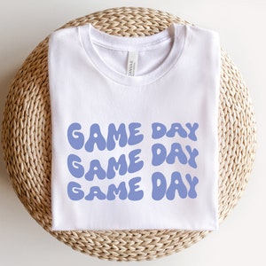 Gameday svg, Wavy Stacked Letters svg, Football Mom svg, Sports Saying svg, Sports svg, Boho svg, Svg Dxf Eps Ai Png Silhouette Cricut