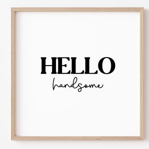 Hallo knappe SVG, Hallo mooie SVG, Hallo SVG, gelukkig SVG, positieve SVG, Hallo kleintje SVG, nieuw hier teken SVG, mok bestanden voor Cricut
