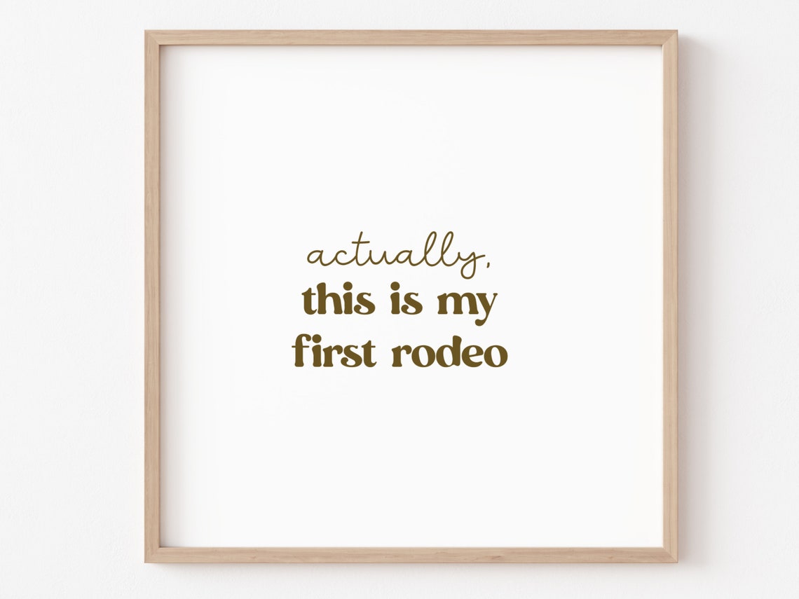 First Rodeo SVG Not My First Rodeo Svg 1st Birthday Svg - Etsy